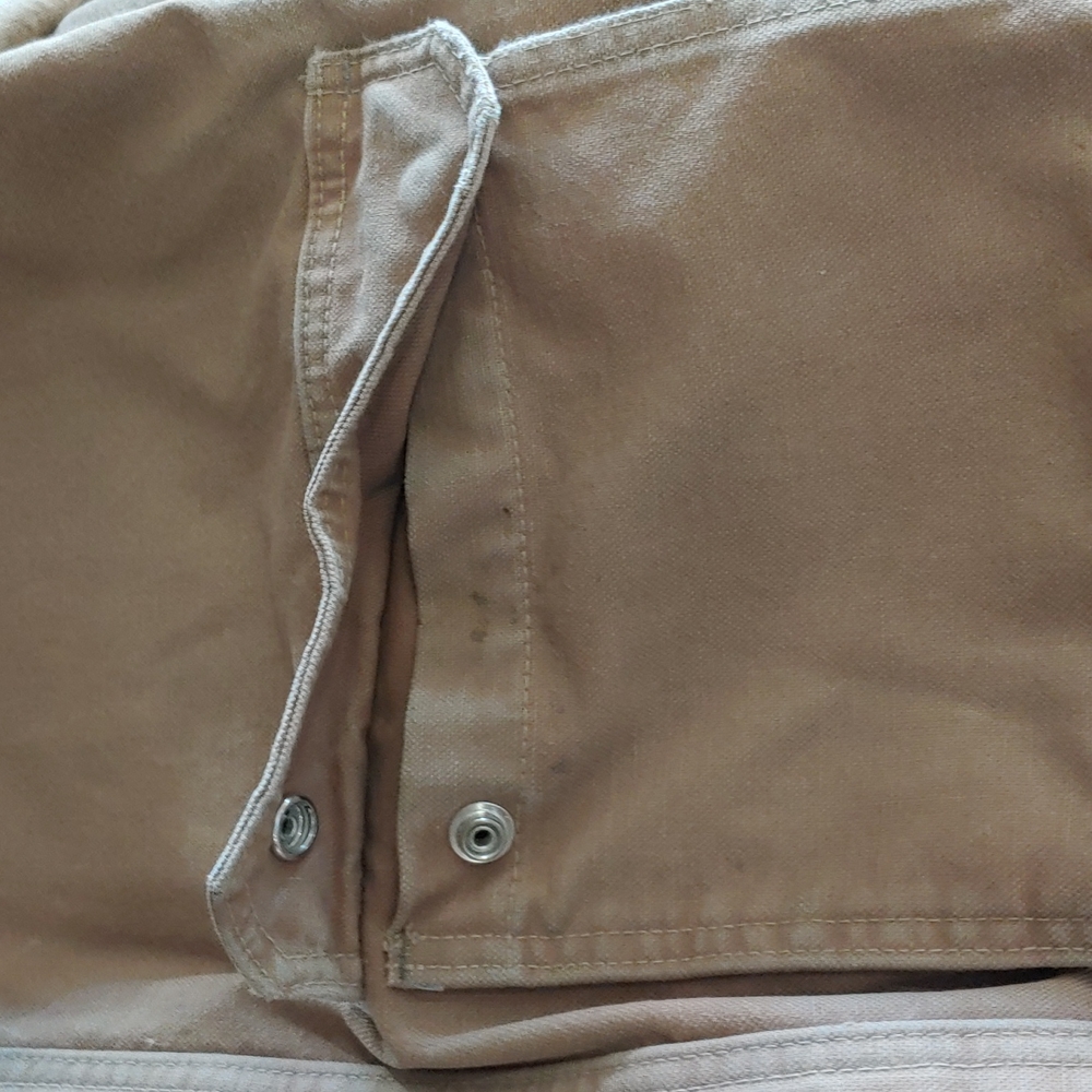 Bulwark Flame Resistant Brown Duck Bomber Jacket Size XL - Picture 14 of 14